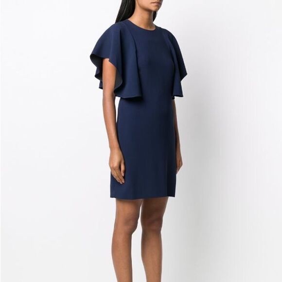 SHEIN Flounce-Sleeve Mini Dress Size M - Picture 1 of 6